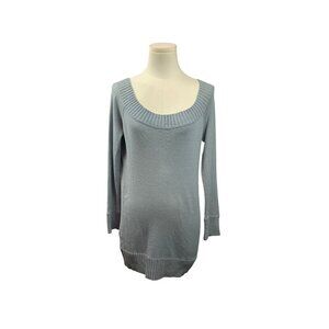 Women’s BCBG Maxazria Light Blue Off Shoulder Shirt Size L